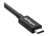 TBLT3MM2M - StarTech.com 2m (6.6ft) Thunderbolt 3 Cable, 20Gbps, 100W PD, 4K Video, Thunderbolt-Certified, Compatible w/ TB4/USB 3.2/DisplayPort - Närbild