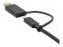USBCCADP - StarTech.com 1 m USB-C-kabel med USB-A-adapterdongel - Närbild
