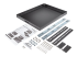 SLIDESHELFD - StarTech.com 1U Sliding Server Rack Mount Keyboard Shelf Tray - Vänster vinkel
