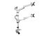 ARMQUADPS - StarTech.com Desk Mount Quad Monitor Arm, Premium Articulating VESA 4 Monitor Mount 2x2 up to 27", Ergonomic Height Adjustable Pole Mount, Tilt/Swivel/Rotate, C-Clamp/Grommet, Silver - Tillbaka