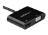MDP2VGAHD20 - StarTech.com Mini DisplayPort to HDMI VGA Adapter, mDP 1.2 HBR2 to HDMI 2.0 (4K 60Hz) or VGA 1080p Video Converter Dongle, Mini DP to HDMI or VGA Monitor Adapter, Thunderbolt 2 Compatible - Närbild