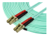 A50FBLCLC15 - StarTech.com 15 m OM3 LC till LC-multiläge duplex fiberoptisk patchkabel - Närbild