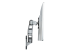 ARMWALLDSLP - StarTech.com Wall Mount Monitor Arm, Articulating Ergonomic VESA Wall Mount Monitor Arm, 20" (52cm) Long , Single 34" Display up to 30.9lb/14kg, Swivel/Tilt/Rotate, Adjustable Screen Mount - Vänster sida