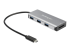 HB31C3ASDMB - StarTech.com USB C-hubb med 3 portar på 10 Gbps och SD-kortläsare - Vänster vinkel