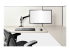 ARMPIVOTE2 - StarTech.com Desk Mount Monitor Arm for Single VESA Display up to 32" or 49" Ultrawide 8kg/17.6lb, Full Motion Articulating & Height Adjustable w/ Cable Management, C-Clamp, Grommet Mount - Framsidan
