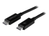 TBLT3MM2M - StarTech.com 2m (6.6ft) Thunderbolt 3 Cable, 20Gbps, 100W PD, 4K Video, Thunderbolt-Certified, Compatible w/ TB4/USB 3.2/DisplayPort - Höger vinkel