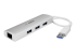ST3300G3UA - StarTech.com Bärbar USB 3.0-hubb med 3 portar plus Gigabit Ethernet - Tillbaka