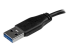 USB3AUB15CMS - StarTech.com Slim Micro USB 3.0 kabel – 15 cm - Närbild