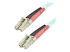 A50FBLCLC1 - StarTech.com 1m (3ft) LC/UPC to LC/UPC OM3 Multimode Fiber Optic Cable, Full Duplex 50/125Âµm Zipcord Fiber Cable, 100G Networks, LOMMF/VCSEL, <0.3dB Low Insertion Loss - Höger vinkel