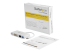 DKT30CDVPD - StarTech.com USB C Multiport Adapter, USB-C to DVI-D (Digital) Video Adapter with 60W Power Delivery Passthrough Charging, GbE, USB-A, Portable USB Type-C/Thunderbolt 3 Mini Laptop Dock - Höger vinkel