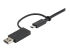 USBCCADP - StarTech.com 1 m USB-C-kabel med USB-A-adapterdongel - Närbild