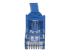 N6PATCH100BL - StarTech.com Cat6 patchkabel med hakfria RJ45-kontakter - Närbild