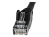 N6PATCH100BK - StarTech.com Cat6 patchkabel med hakfria RJ45-kontakter - Närbild