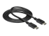 DISPLPORT35L - StarTech.com 35 ft DisplayPort Cable with Latches - Vänster vinkel