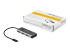 HB31C3ASDMB - StarTech.com USB C-hubb med 3 portar på 10 Gbps och SD-kortläsare - Vänster vinkel