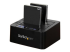 SDOCK2U313R - StarTech.com Standalone Hard Drive Duplicator, Dual Bay HDDSSD ClonerCopier, USB 3.1 (10 Gbps) to SATA III (6Gbps) HDDSSD Docking Station, Hard Disk Duplicator Dock - Höger vinkel