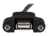 USBPNLAFAM2 - StarTech.com 60 cm panelmontering USB-kabel A till A - Närbild