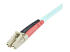 A50FBLCLC1 - StarTech.com 1m (3ft) LC/UPC to LC/UPC OM3 Multimode Fiber Optic Cable, Full Duplex 50/125Âµm Zipcord Fiber Cable, 100G Networks, LOMMF/VCSEL, <0.3dB Low Insertion Loss - Närbild