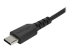 RUSB2AC1MB - StarTech.com 1 m USB 2.0 till USB-C-kabel -&nbsp;svart&nbsp; - Närbild
