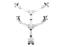 ARMQUADPS - StarTech.com Desk Mount Quad Monitor Arm, Premium Articulating VESA 4 Monitor Mount 2x2 up to 27", Ergonomic Height Adjustable Pole Mount, Tilt/Swivel/Rotate, C-Clamp/Grommet, Silver - Tillbaka