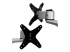 ARMDUAL30 - StarTech.com Desk Mount Dual Monitor Arm - Närbild