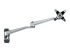 ARMWALLDSLP - StarTech.com Wall Mount Monitor Arm, Articulating Ergonomic VESA Wall Mount Monitor Arm, 20" (52cm) Long , Single 34" Display up to 30.9lb/14kg, Swivel/Tilt/Rotate, Adjustable Screen Mount - Vänster vinkel