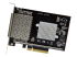 PEX10GSFP4I - StarTech.com SFP+-servernätverkskort med fyra portar - Höger vinkel