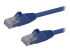 N6PATCH100BL - StarTech.com Cat6 patchkabel med hakfria RJ45-kontakter - Höger vinkel