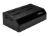 SDOCK4U33 - StarTech.com 4-Bay USB 3.0 to SATA Hard Drive Docking Station, USB Hard Drive Dock, External 2.53.5 SATA III (6Gbps) SSDHDD Docking Station, Hot-Swappable Hard Drive Bay - Vänster vinkel